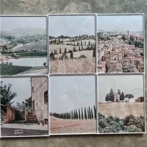 Set of 6 Italian Landscape Art Prints